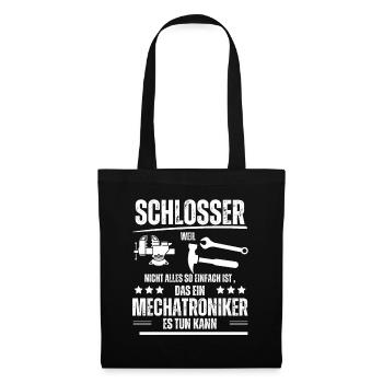 Schlosser - Funny saying - Tote Bag - black - Front