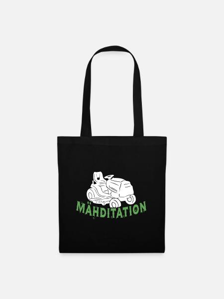 Mowing Lawn Mower Lawn Mowing - Tote Bag - black