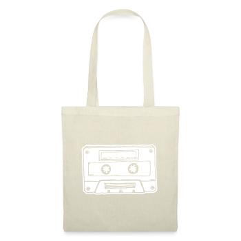Cassette de musique Cassette audio - Sac en tissu - nature - Devant