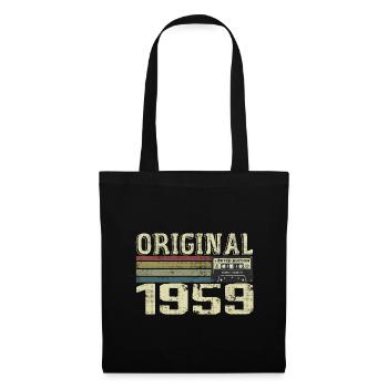1959 Birthday Parties - 1959 Retro Gift - Tote Bag - black - Front