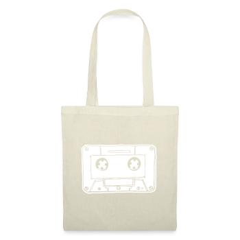 Cassette de musique Cassette audio - Sac en tissu - nature - Devant