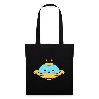 flying saucer - Tote Bag - black - Front