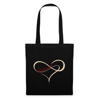 infinitely red - Tote Bag - black - Front