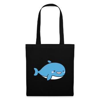whale - Tote Bag - black - Front