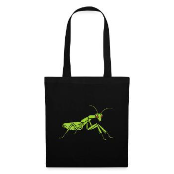 Mante religieuse - Sac en tissu - noir - Devant