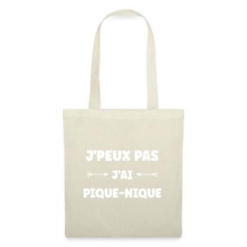 Pique Nique - Sac en tissu - nature - Devant