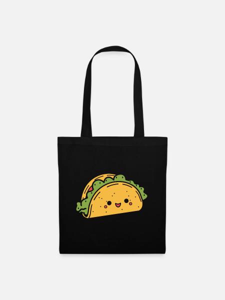 Tacos - Stoffbeutel - Schwarz