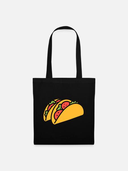 Tacos - Stoffbeutel - Schwarz