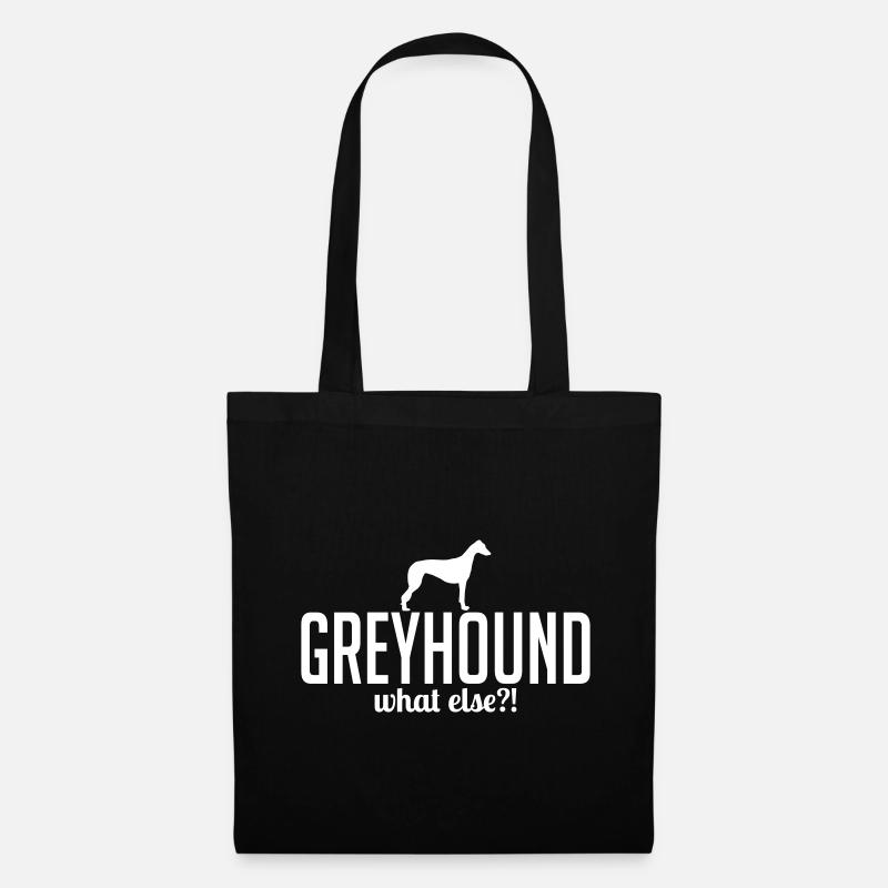 GREYHOUND what else - Tote Bag - black