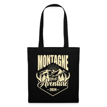 mountain adventure, Freedom, summit - Tote Bag - black - Front