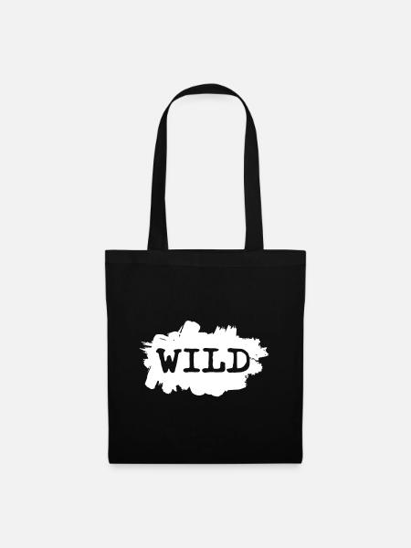 WILD - Stoffbeutel - Schwarz