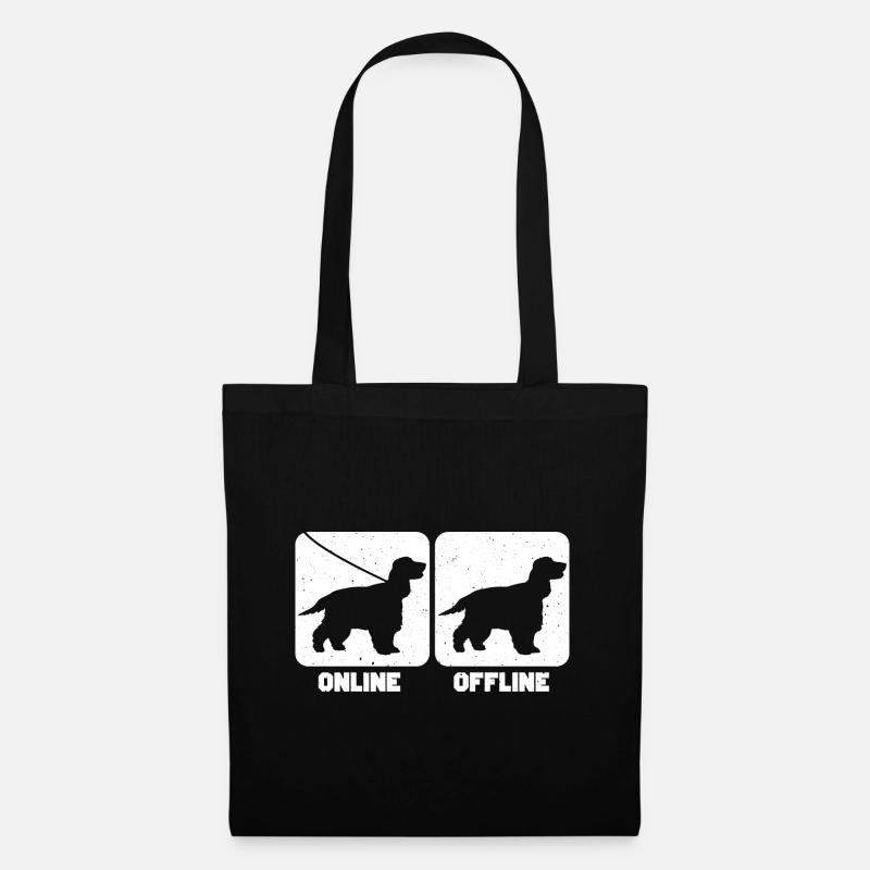Deutsch Cocker Spaniel - Tote Bag - black