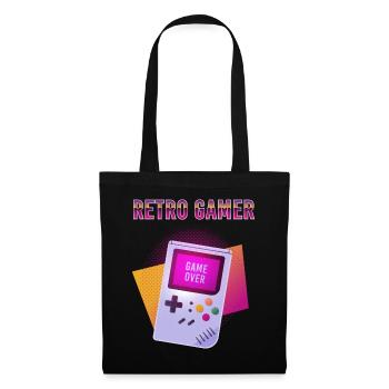 Retro gamer style GB - Sac en tissu - noir - Devant