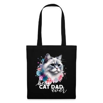 Best Cat Dad Ever Katze - Tote Bag - black - Front