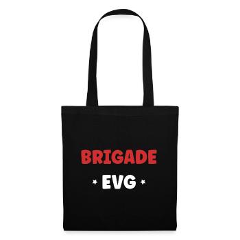 brigade evg - Sac en tissu - noir - Devant