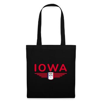 Iowa Fan T-Shirt – Your State! - Tote Bag - black - Front