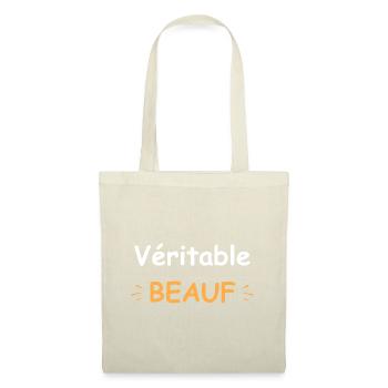 Véritable beauf - Sac en tissu - nature - Devant