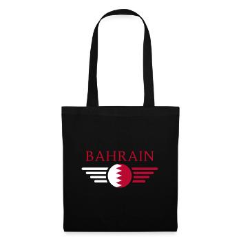 J’aime Bahreïn, T-shirt design de style élégance - Sac en tissu - noir - Devant