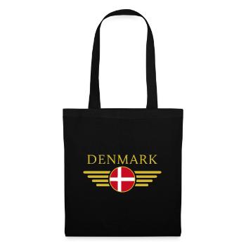 I love Denmark, elegance style design clothing - Tote Bag - black - Front