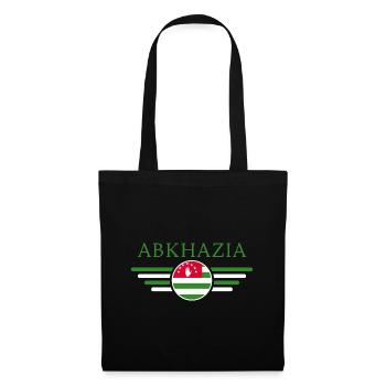 J’aime l’Abkhazie, T-shirt design de style élégance - Sac en tissu - noir - Devant