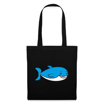 whale - Tote Bag - black - Front