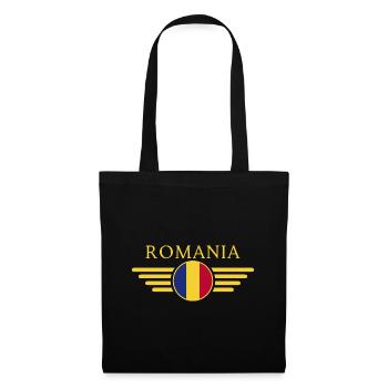 I Love Romania, Elegance Style Design T-Shirt - Tote Bag - black - Front