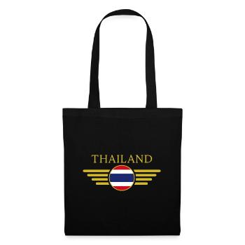 I Love Thailand, Elegance Style Design T-Shirt - Tote Bag - black - Front
