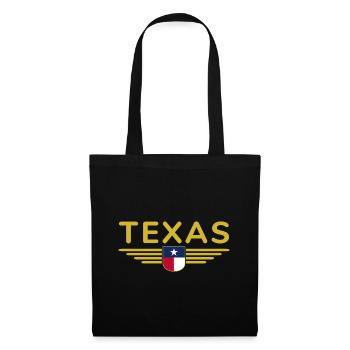 Texas Fan T-Shirt – Lone Star Style - Sac en tissu - noir - Devant