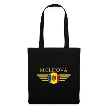 I Love Moldova, Elegance Style Design T-Shirt - Tote Bag - black - Front