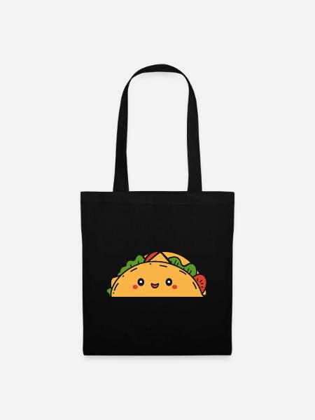 Tacos - Stoffbeutel - Schwarz
