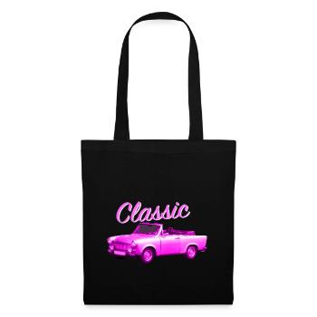 Classic Trabbi pink - Sac en tissu - noir - Devant