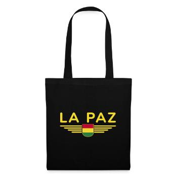 La Paz Bolivia Fans T-Shirt Design - Tote Bag - black - Front