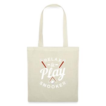 Relax & Play Snooker - Sac en tissu - nature - Devant