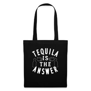 Tequila Cocktail - Stoffbeutel - Schwarz - Vorne