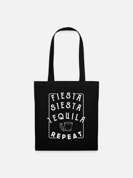 Tequila Fiesta - Stoffbeutel - Schwarz