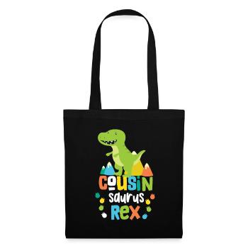 Cousin Cousin Saurus Rex Cousinsaurus - Tote Bag - black - Front