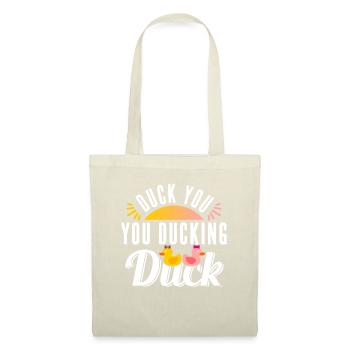 Cadeau amusant en caoutchouc - Sac en tissu - nature - Devant