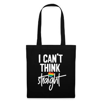 Cadeau de pensée gay - Sac en tissu - noir - Devant