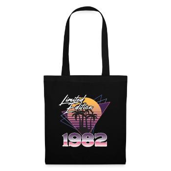 1982 Birthday Gift | SW triangles limited edition - Tote Bag - black - Front