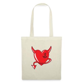 Red Heart - Devil Heart - Devil's Heart - Gift - Tote Bag - nature - Front