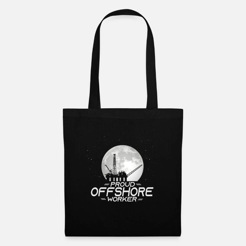 Proud Offshore Worker - Stoffbeutel - Schwarz