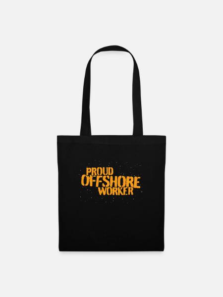 Proud Offshore Worker - Stoffbeutel - Schwarz