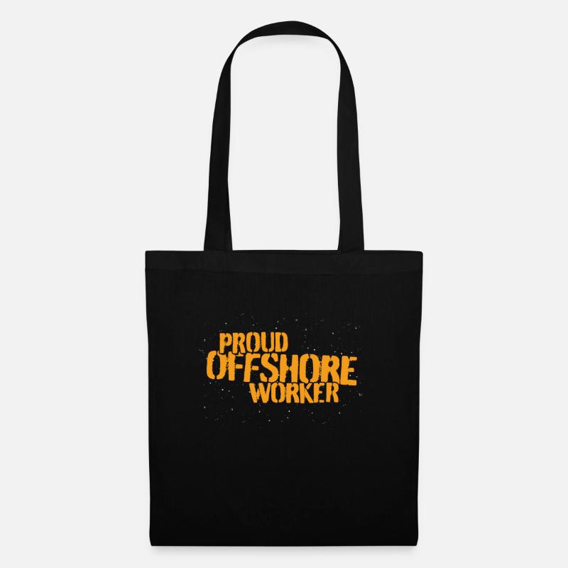 Proud Offshore Worker - Stoffbeutel - Schwarz
