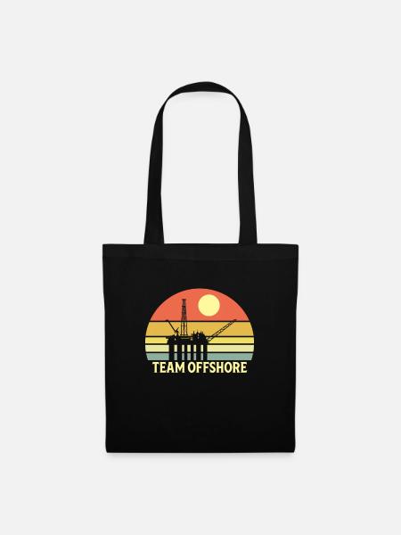 Team Off Shore - Stoffbeutel - Schwarz