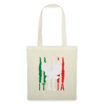 Fiers Italiens dictons aigle drapeau italien - Sac en tissu - nature - Devant