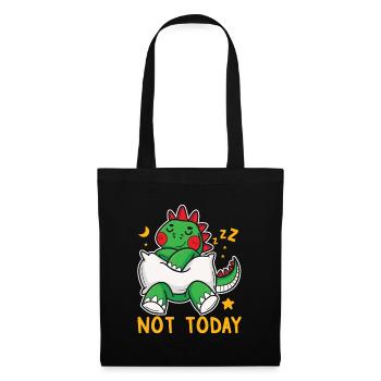 I Love Dinosaur Sleeping T-Rex Not Today - Tote Bag - black - Front