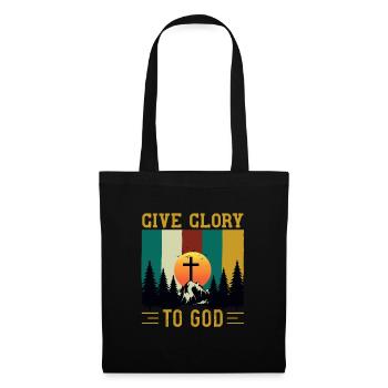 Messages de la Bible Jésus Tribu Lion de Juda - Sac en tissu - noir - Devant