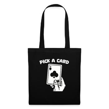 Pick a Card - Magical Gift for Magicians - Tote Bag - black - Front