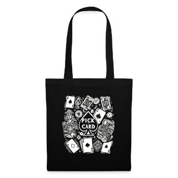 Choisissez une carte - cadeau magique pour les magiciens - Sac en tissu - noir - Devant