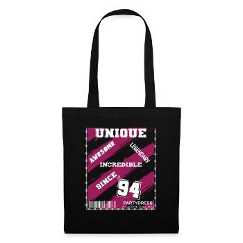 Unique awesome incredible legendary since '94 - Tote Bag - black - Front